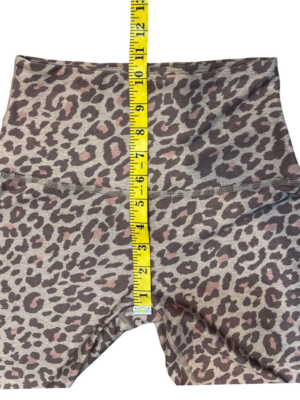 Beyond Yoga Spacedye Caught In The Midi Leggings Chai Cocoa Brown Leopard NWT - Picture 10 of 11
